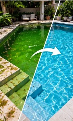Pool recovery transformation visual